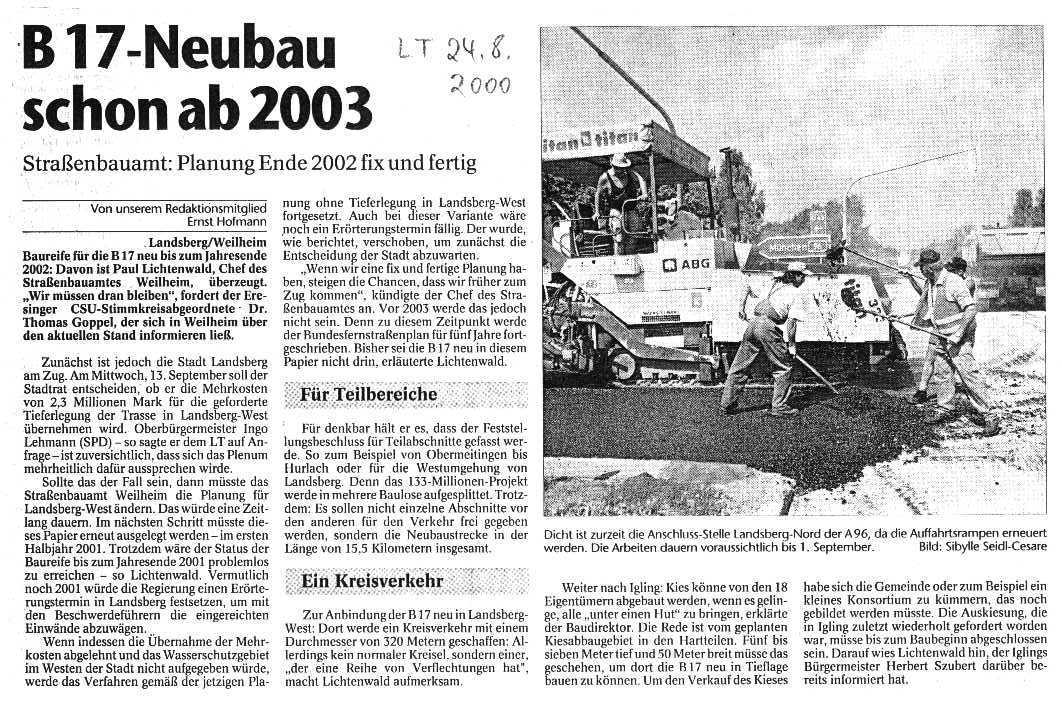 LT vom 24.8.2000